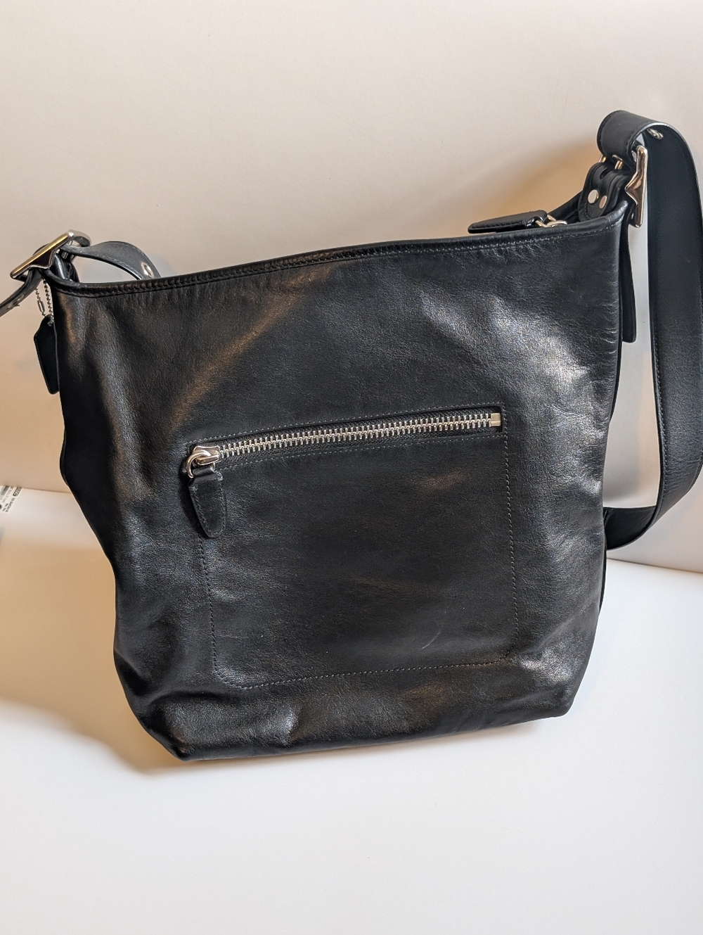 COACH Legacy Black Leather Shoulder/Crossbody 19889 in VGUC - Picture 6 of 12